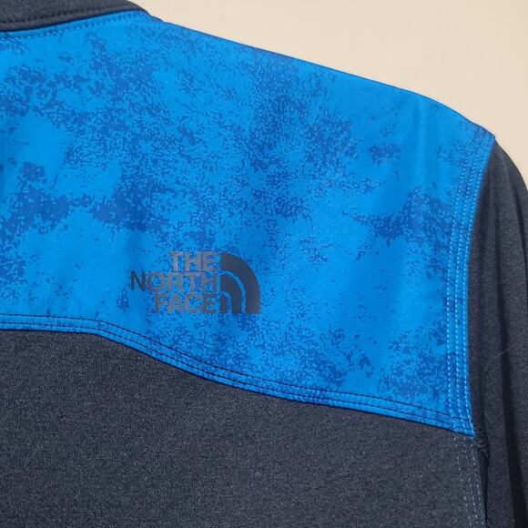 The North Face Blue Ampere Grid Full-Zip Jacket Men's Size M - Picture 4 of 5